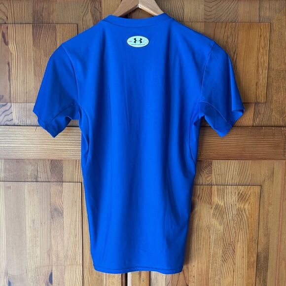 Under Armour Men's Vibrant Blue Short Sleeve Tee. Size Medium - Picture 2 of 4